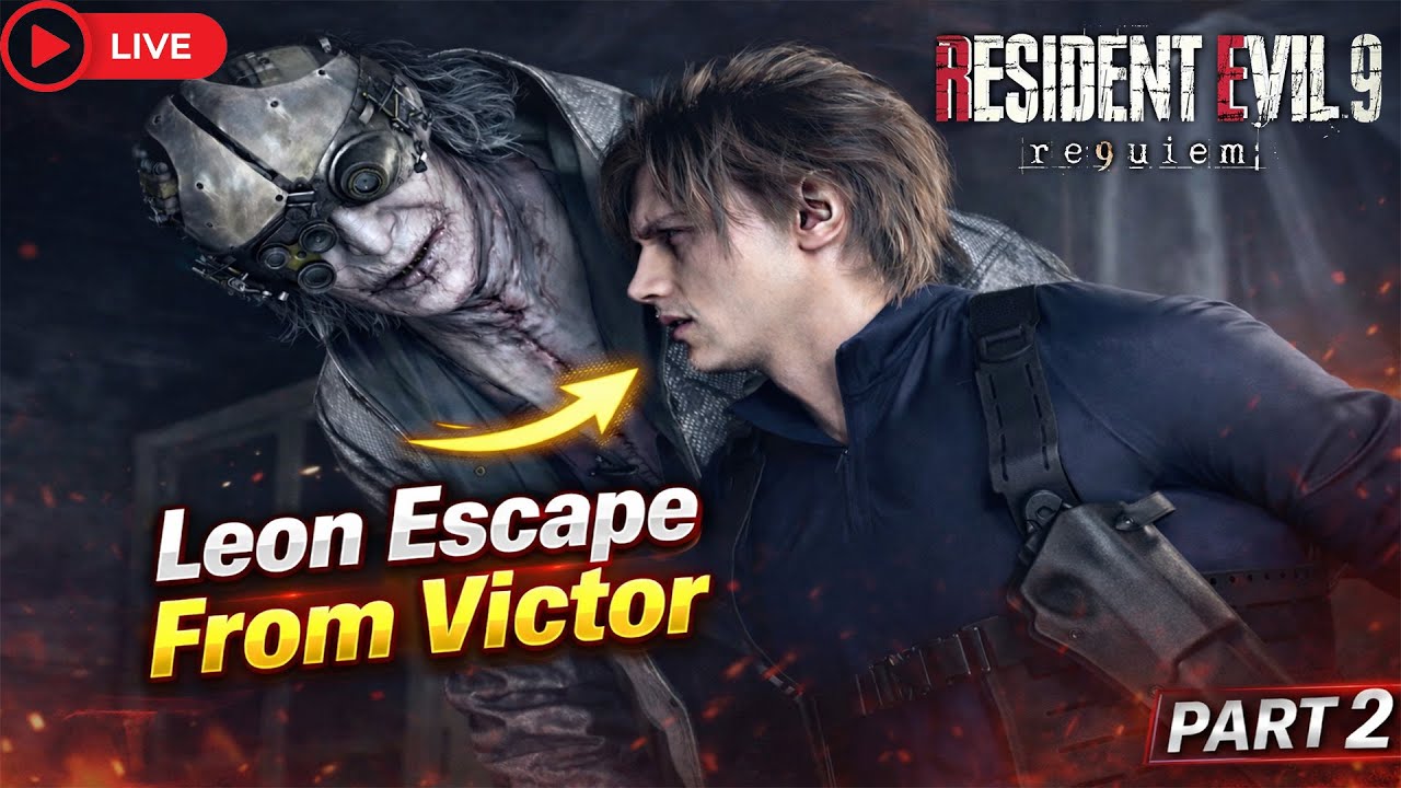 Will Leon Survive Victor? 🔥 | Resident Evil 9 Requiem Gameplay Part 2 | Anas Plays Is Live