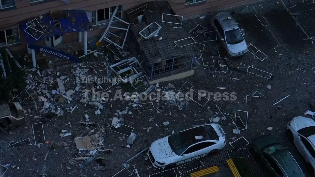 Kyiv mayor says Russian missile and drone attack kills at least four and injures 20 others