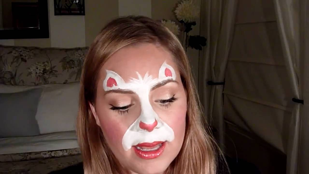 Kitty / Bunny Face Painting Tutorial