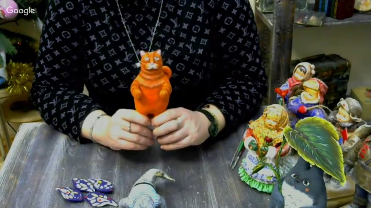 Елена Васько. ватные игрушки на новый год -   котейка!