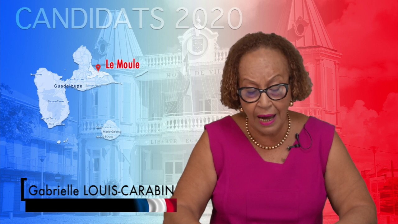 Municipales 2020 l'isoloir de Mme Gabrielle LOUIS CARABIN