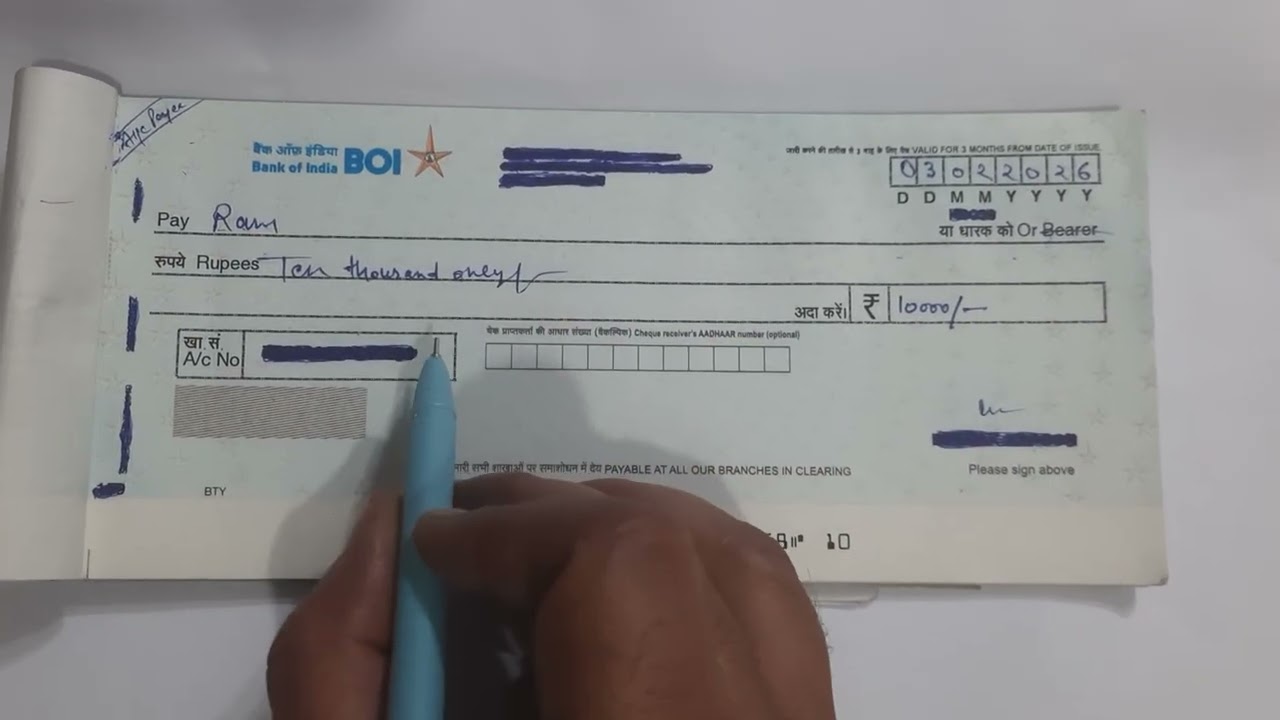 @DeepakKapoorFinance  #Bearer Cheque # account payee cheque