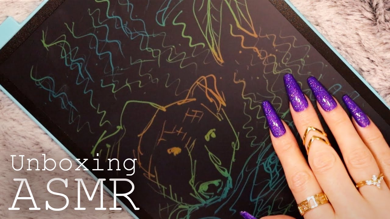 ASMR Amazon Unboxing (🎧 soft spoken, tapping, doodling)