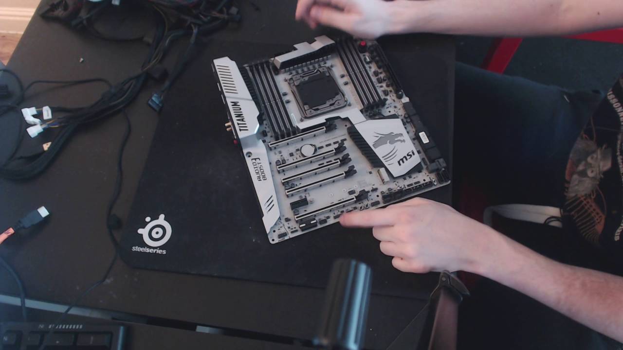 MSI X99A Titanium how to unboxing