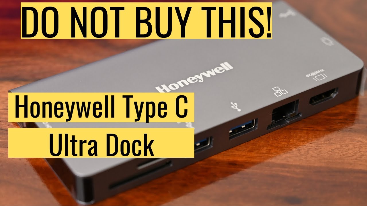 Honeywell Type C Ultra Dock - Totally Rubbish: DO NOT BUY!