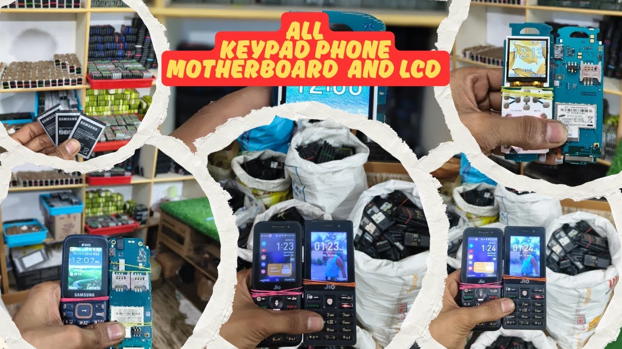 Second Hand ALL Keypad Phone Motheboard || Jio, Samsung, Nokia, Lava,  Keypad Phone Lcd #refurbished