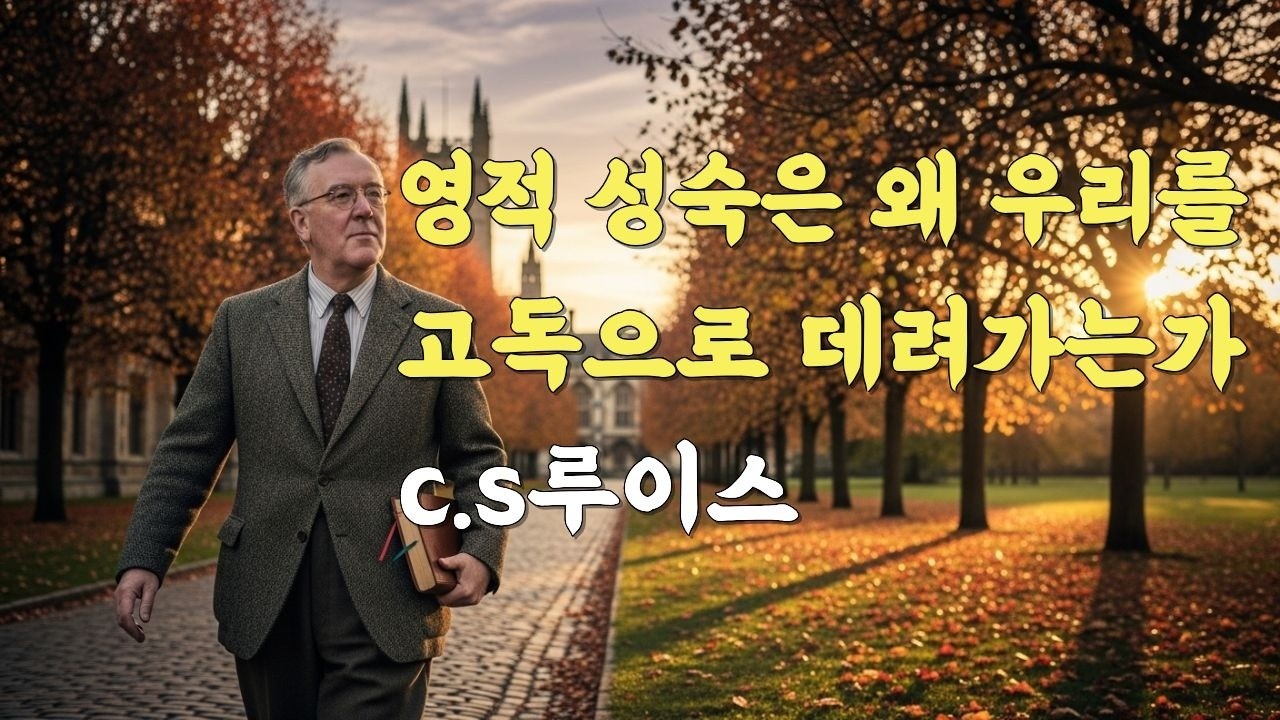 영적 성숙은 왜 우리를 고독으로 데려가는가