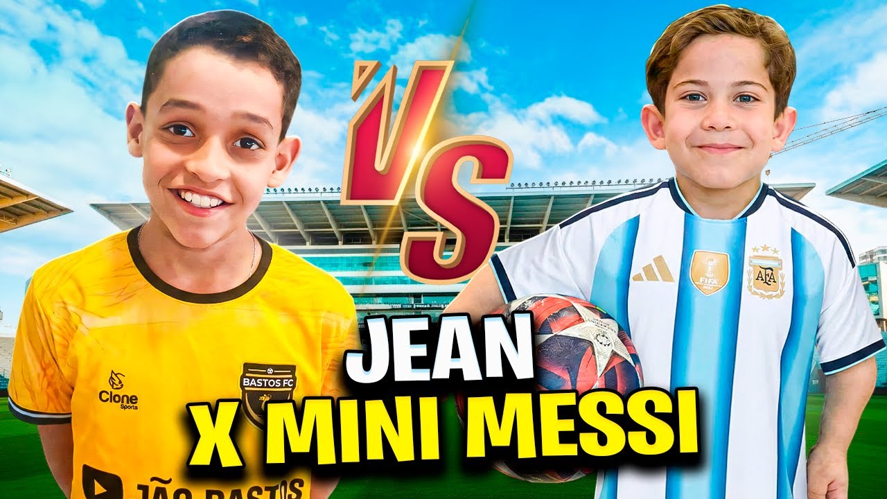 JEAN X MINI MESSI - X1 VALENDO A CAMISA 10 DO TIME 🔥
