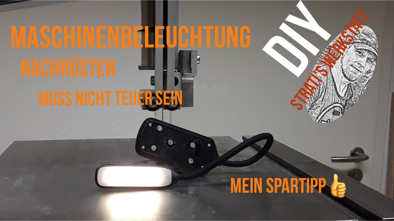 LED Maschinen Arbeitsleuchte einfach & günstig, DIY #StratisWerkstatt