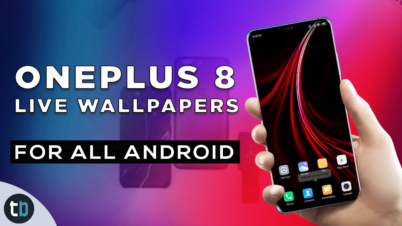 Install OnePlus 8 Live Wallpapers On Any Android