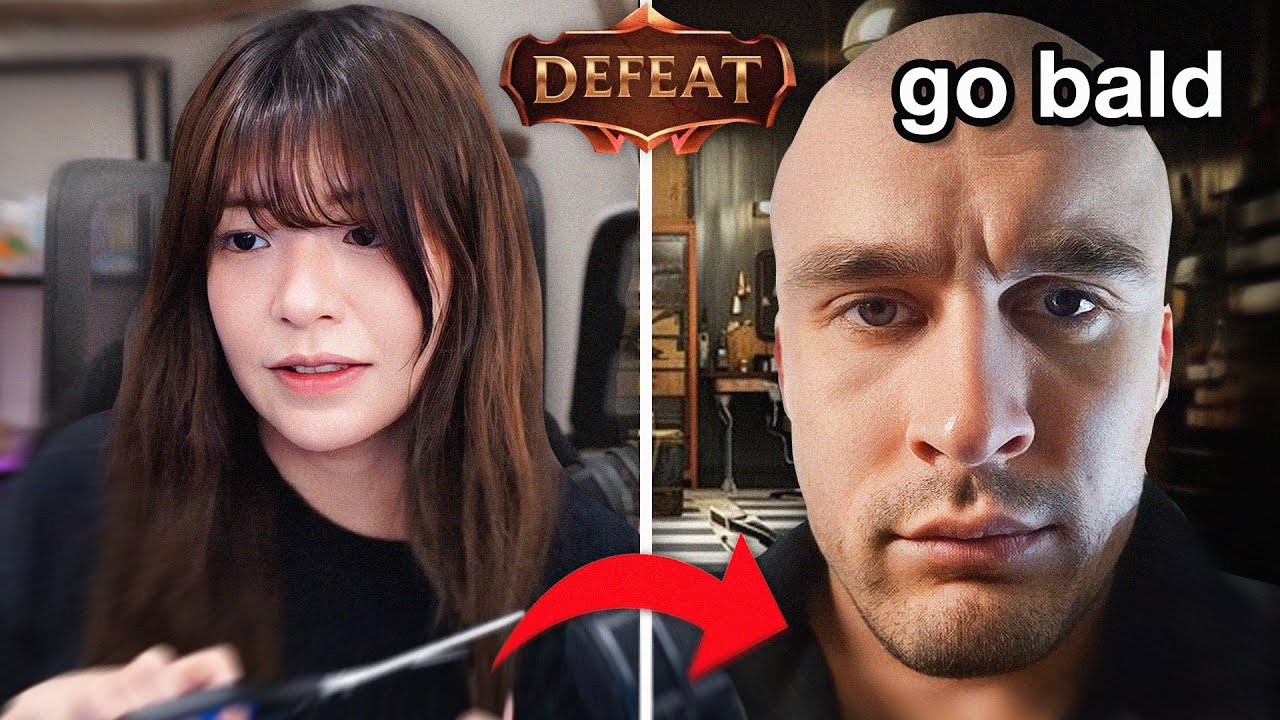 league but every time I lose.. I cut my hair