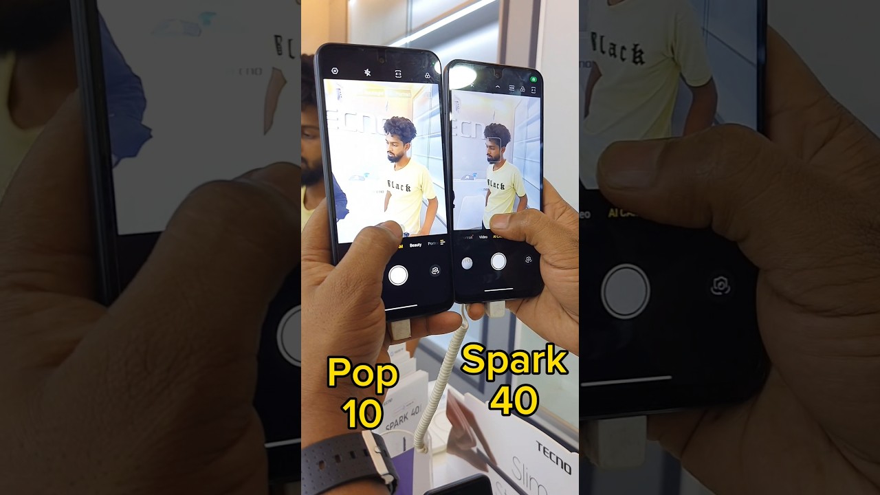 Tecno Pop 10 Vs Tecno Spark 40 Main Camera Test Results
