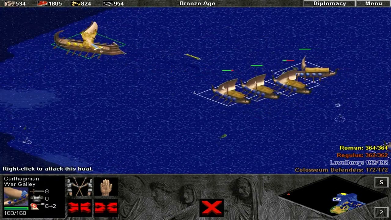 Age of Empires Rise of Rome Trial - The First Punic War - Battle of Tunis