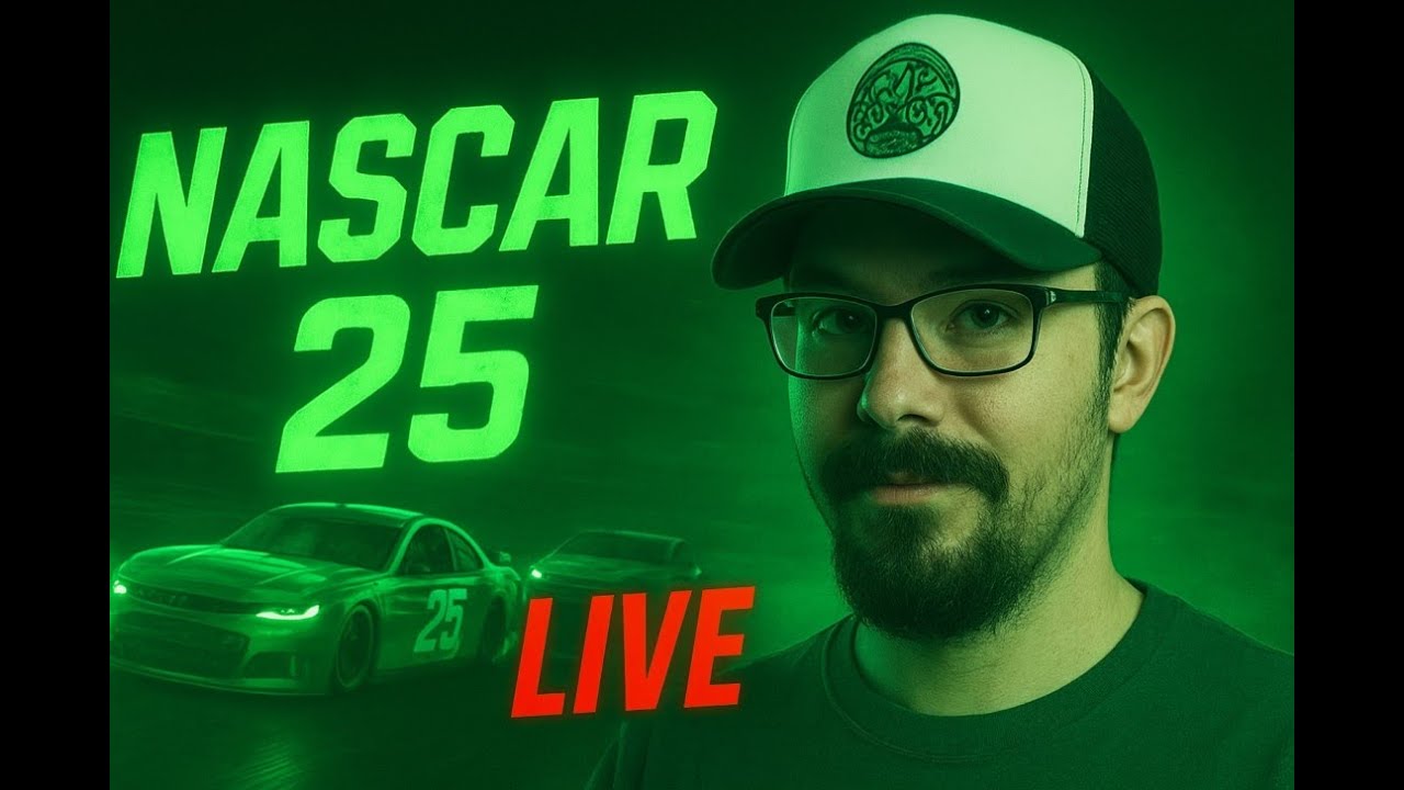 "Revving Up the Excitement: NASCAR 25 Live Roars Onto the Track!" (Portrait)
