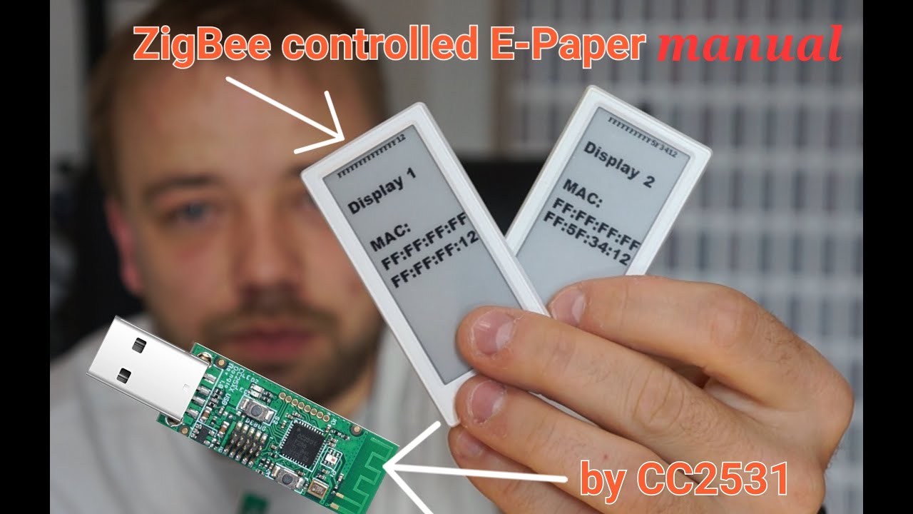 PC controlled E-Paper price tag custom firmware flashing How-to