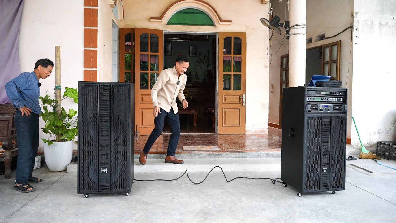 Giao loa isophon IP-9920 cho chú Thỏa ở Kim Thành, Hải Dương