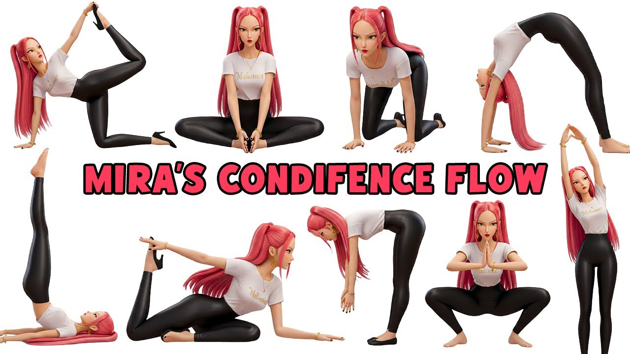 Mira&rsquo;s Confidence Flow | Morning Yoga Routine | Rainbow Yoga