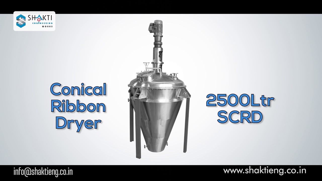 Conical Ribbon Blender - jacketed - 2500 liter