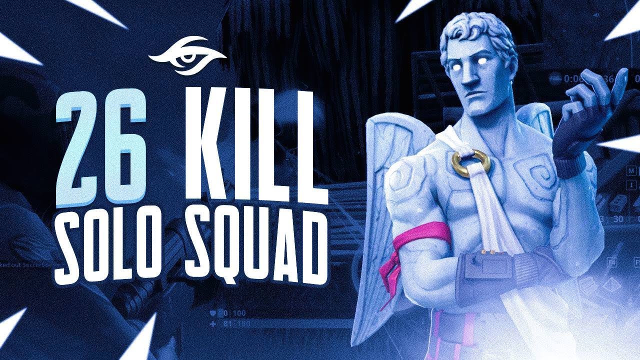 26k Solo Squad / Low HP the Whole Game! | Mongraal