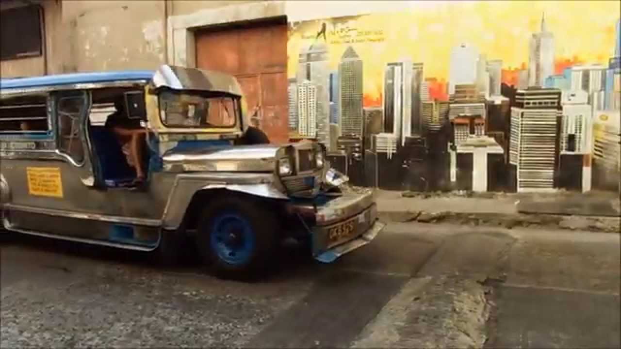 Jeepneys in Makati City, Manila Philippines 2015