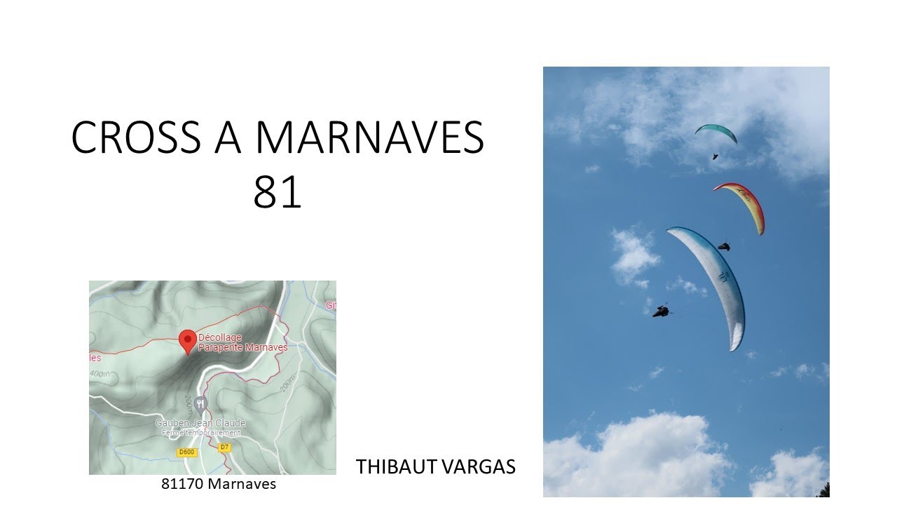 Conseils pour un faire un CROSS depuis MARNAVES (Tarn 81)