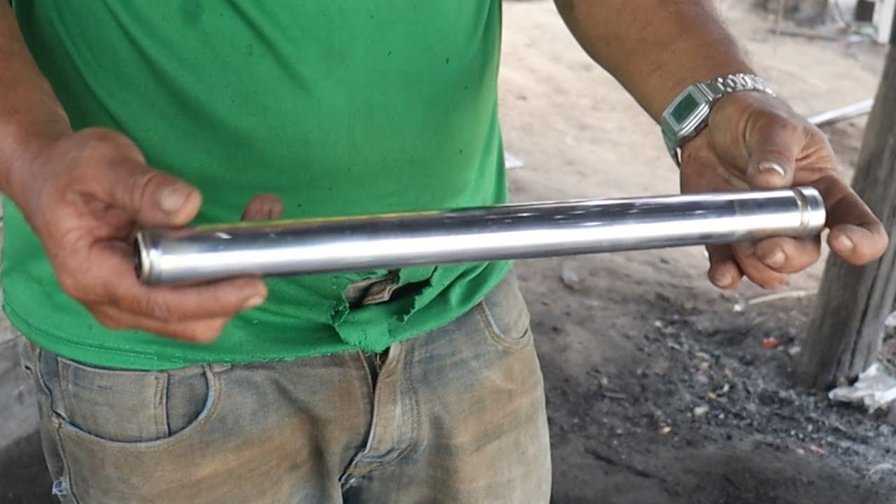 KNIFE MAKING | FORGING A SHARP HUNTING KNIFE FROM THE MOTOR TOOL