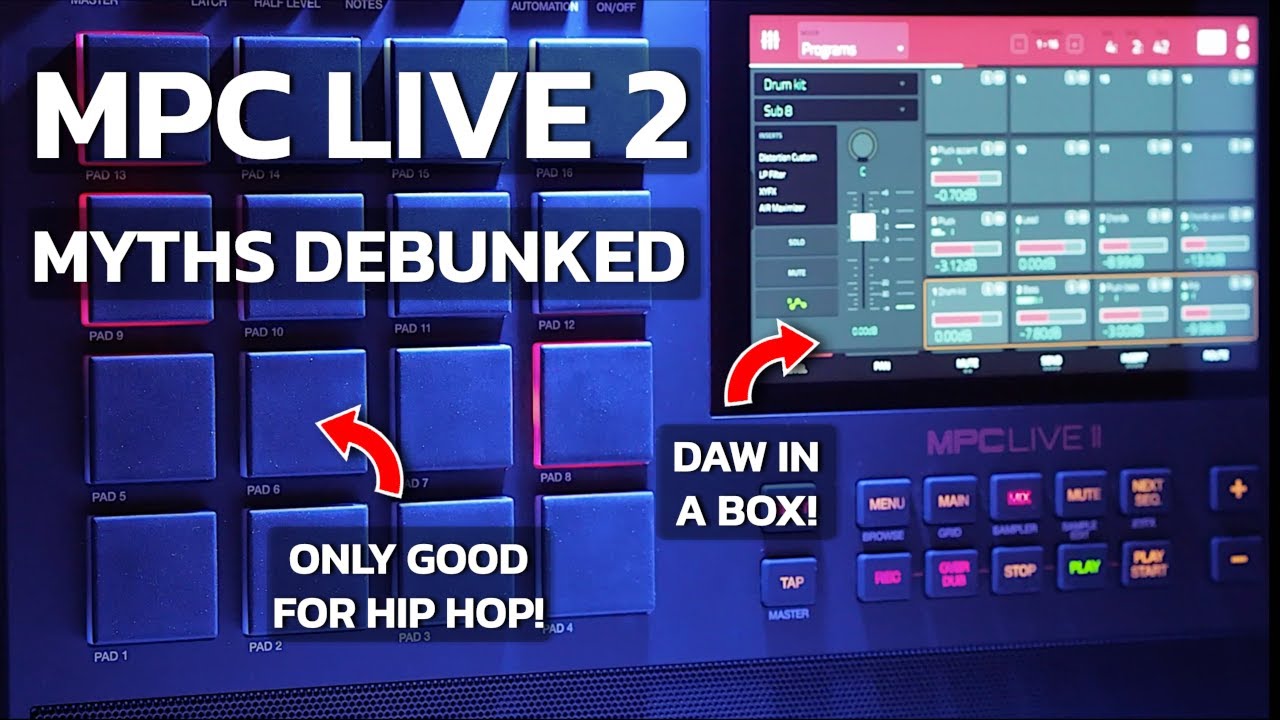 MPC Live 2 myths debunked - It can do EDM too!