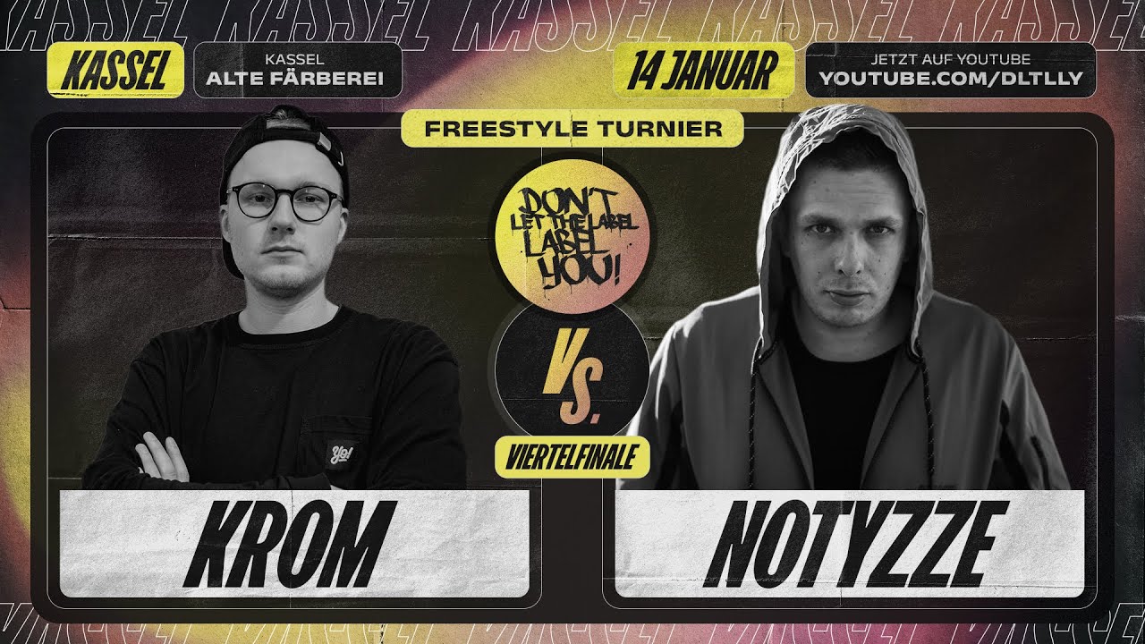 Krom vs Notyzze // Freestyle Viertelfinale 3/4 @Kassel // DLTLLY