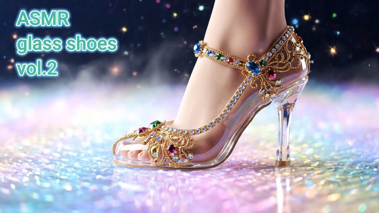 【ASMR】どのガラスの靴がいい？👠 / Which glass slipper would you like to wear?👠 #asmr #relaxing