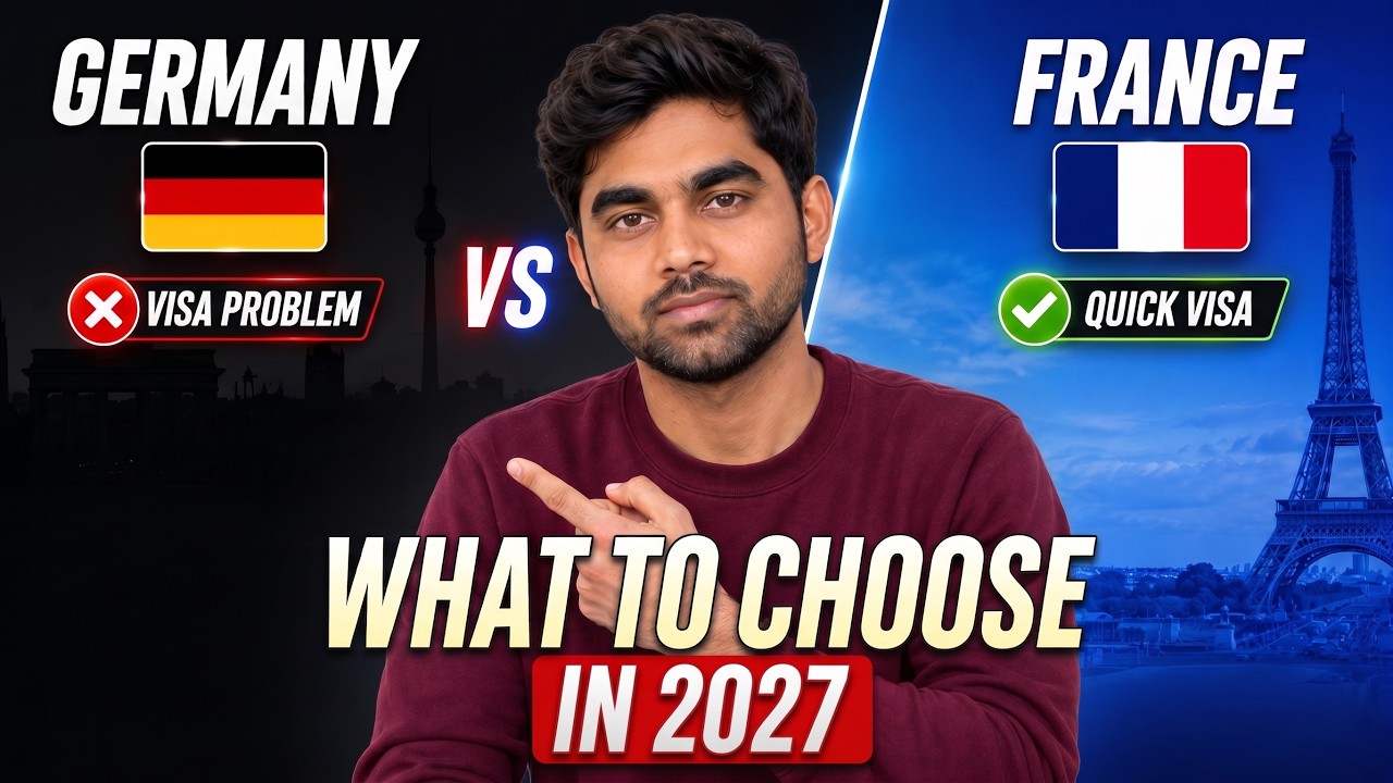 Study in Germany vs France 2027 | Fees, Jobs, Visa & Student Life