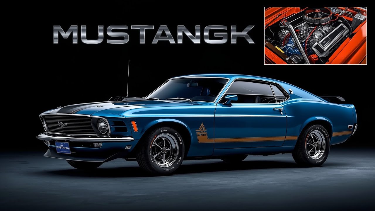 “1970 Ford Mustang – The Classic Muscle Car That Defined an Era”🏎️ #ford