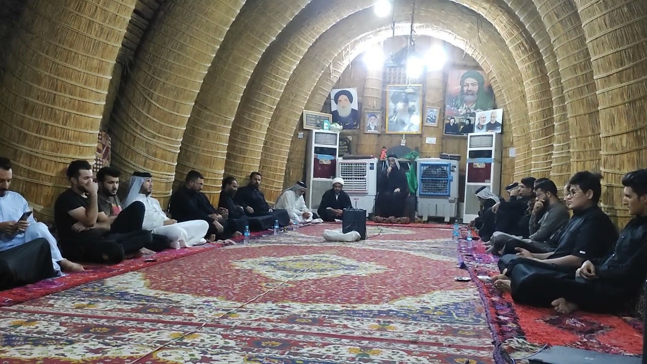 مجلس حسيني ليلة الجمعه استشهاد فاطمة الزهراء (ع) بصوت المله داوود المشرفاوي في مضيف سيد عبادي البطاط
