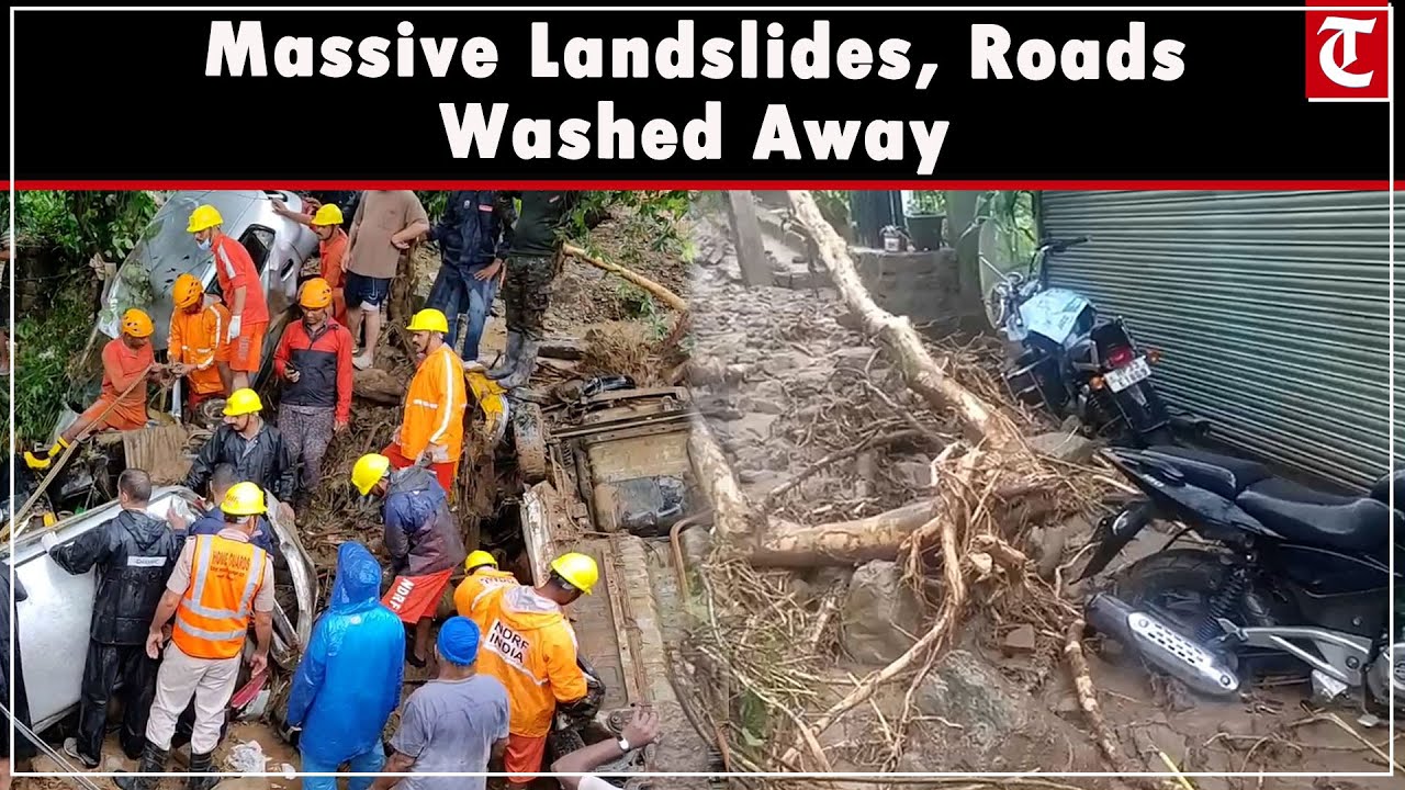 Mandi Flash Floods Cut Off Highways, Trigger Landslides | Major Travel Disruption in Himachal