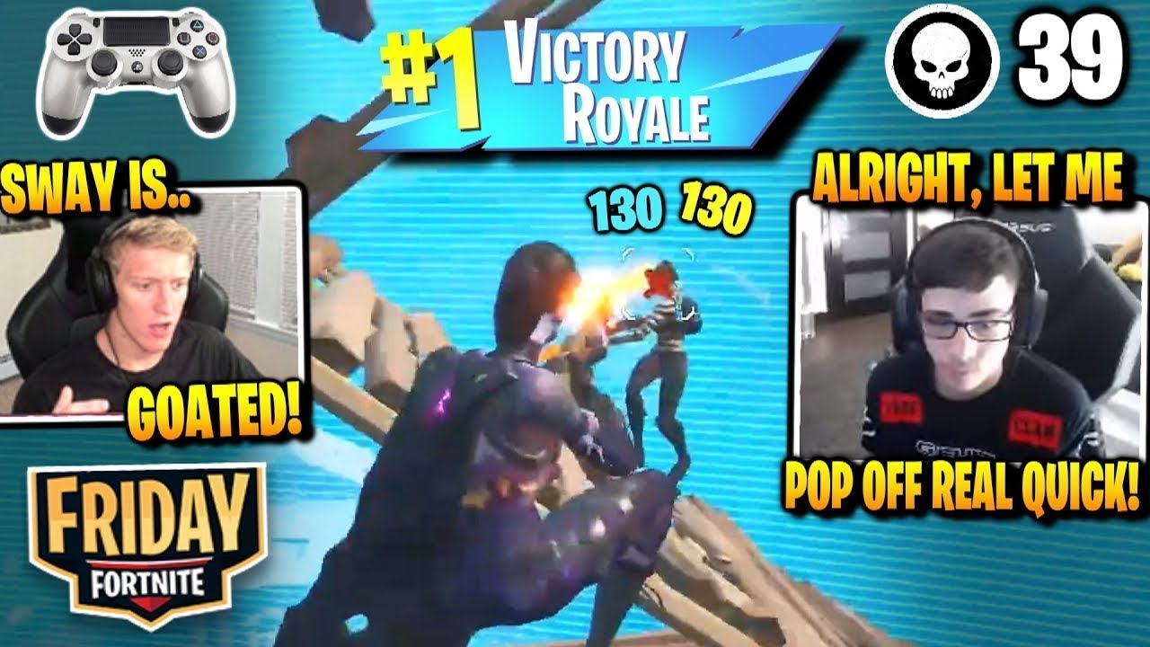 Nickmercs REACTS To FaZe Sway DESTROYING Lobby! 28 Kill Friday Fortnite Game *NEW RECORD*