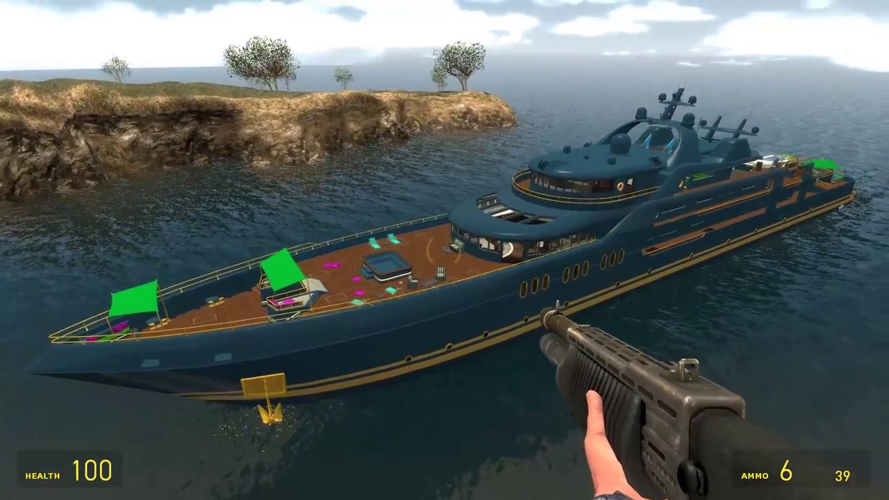 Garry's Mod - GTA V Galaxy Yacht [WIP4]