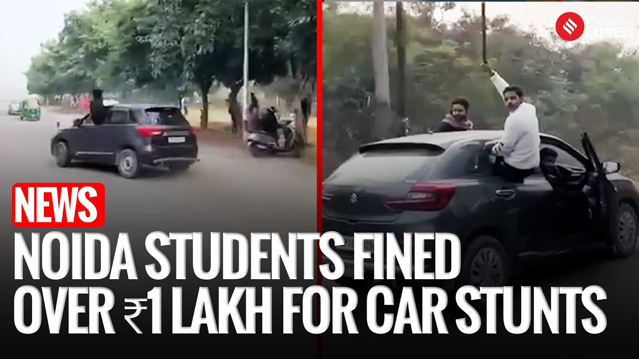 Noida's Street Stunt Crackdown: ₹1.21 Lakh Fine For Driving Recklessly | Noida News