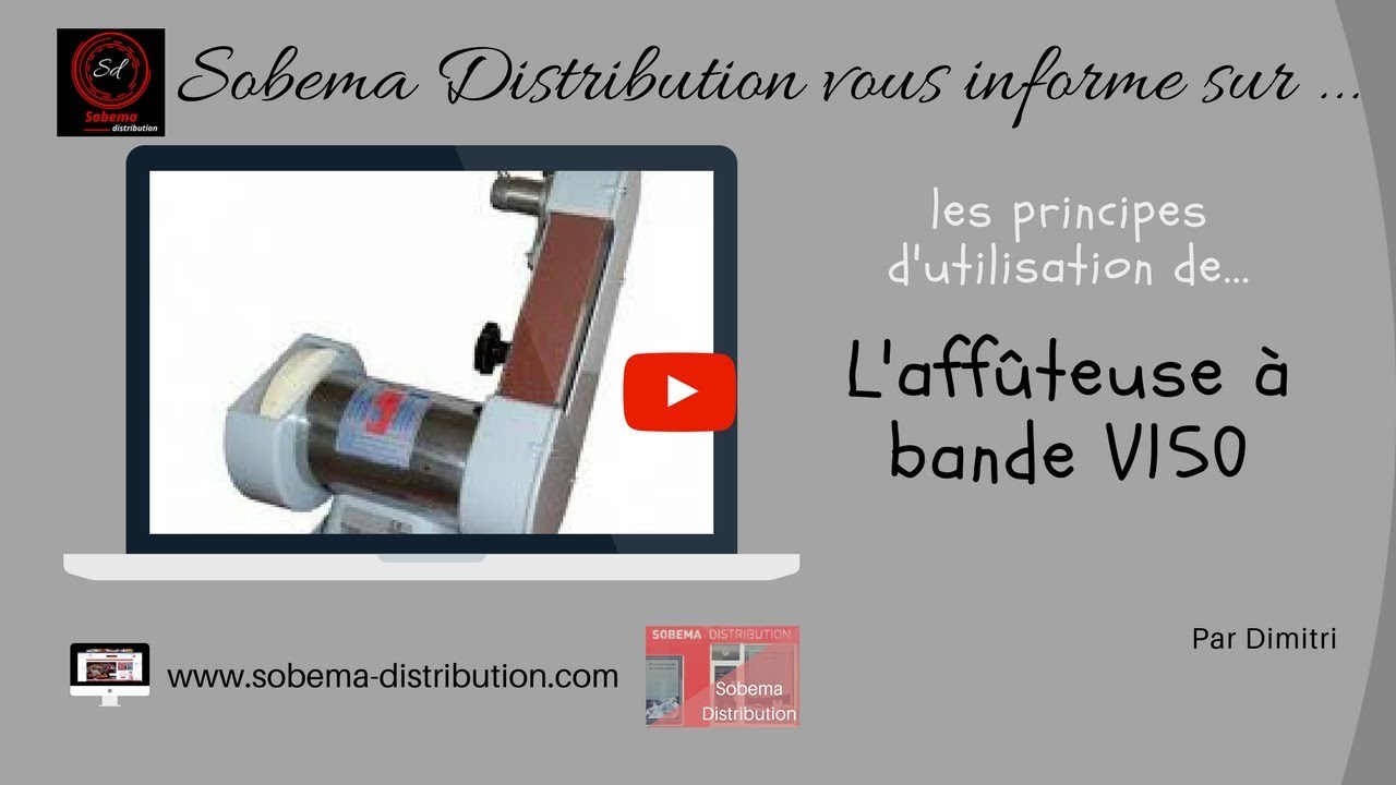Comment bien affûter ses couteaux avec l'affûteuse à bande V150 sans être expert