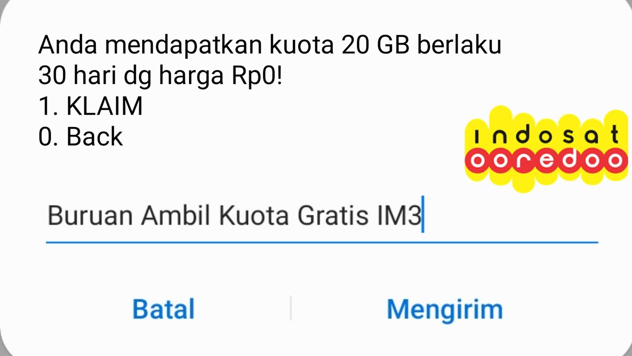 Cara Mendapatkan Kuota Gratis Indosat Terbaru 2026