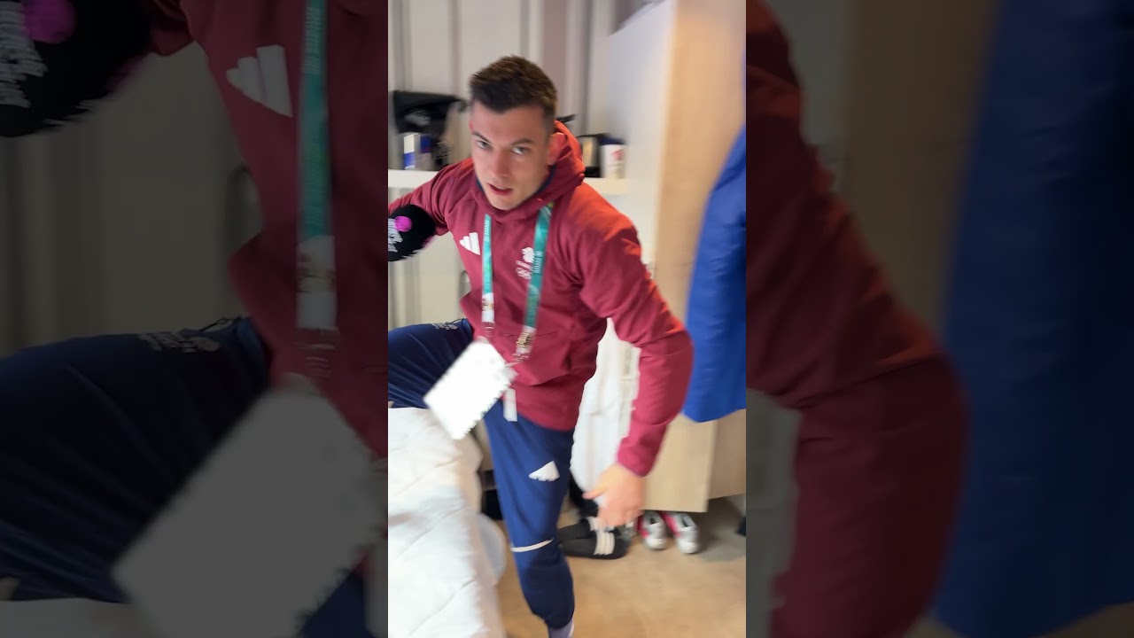 Step inside the Winter Olympics Village with Matt Weston for a behind the scenes look ❄️👀