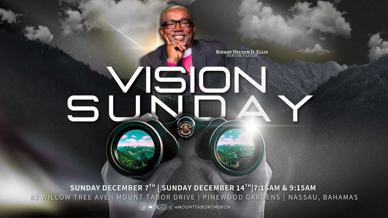 VISION SUNDAY 2025 | A R.E.A.L Worship Experience | Bishop Delton D. Ellis | 7:15 AM [EST]
