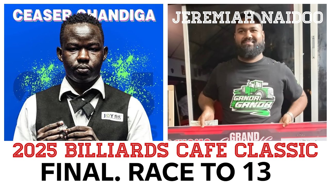 GRAND FINAL. CAESAR🇺🇬🇺🇬vs JERRY🇿🇦🇿🇦. BILLIARDS CAFE CLASSIC, RACE TO 13