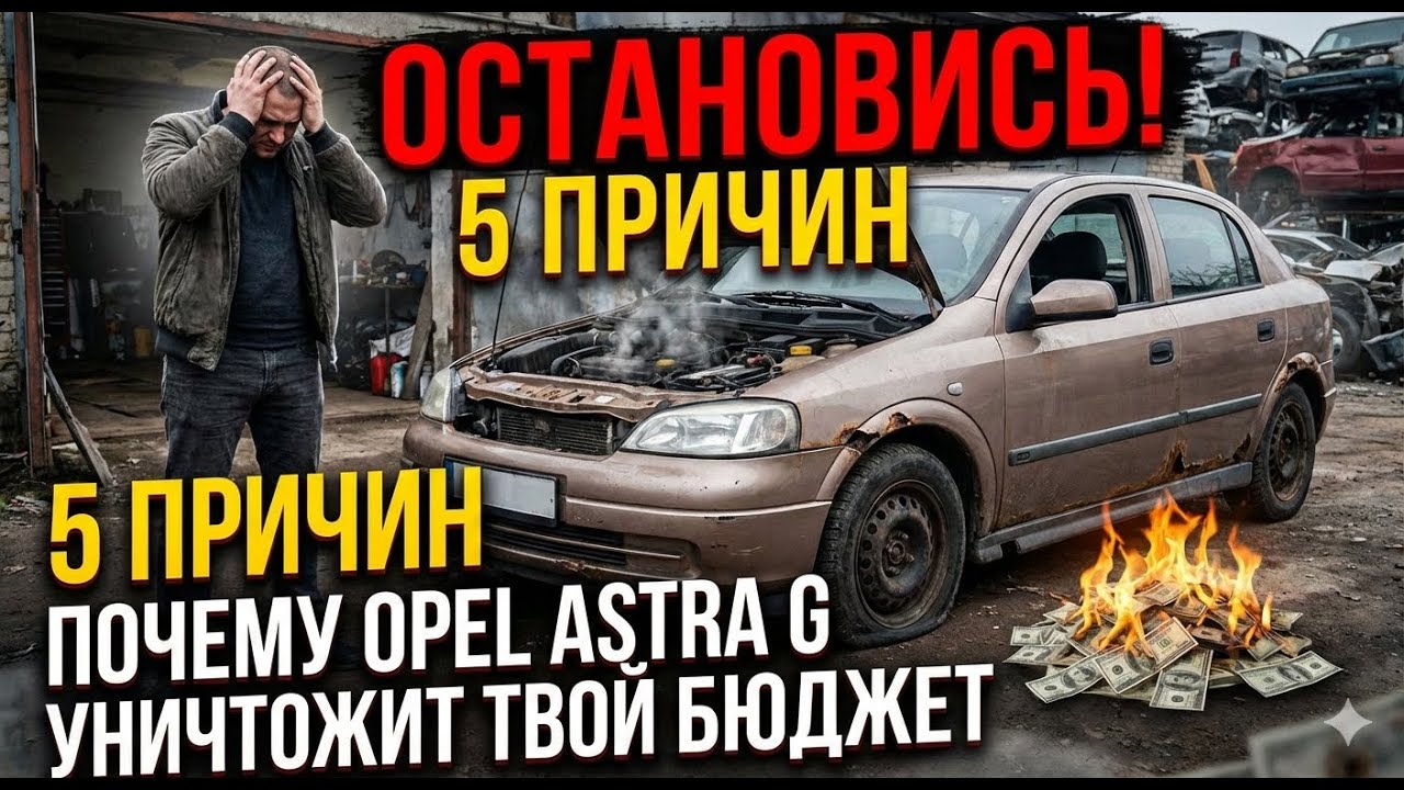 Остановись! 5 причин, почему Opel Astra G уничтожит твой бюджет