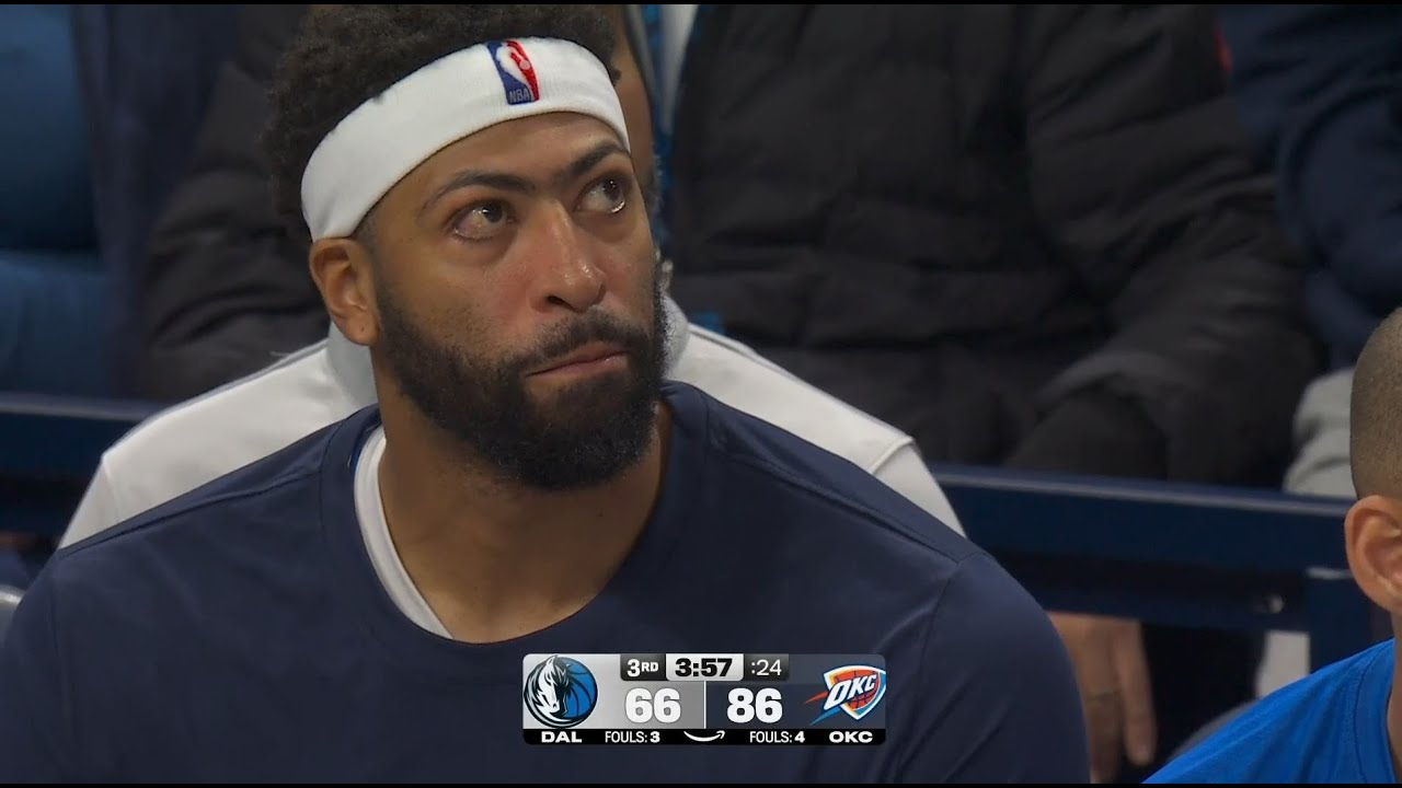 Anthony Davis injury vs. OKC - 12/5/25