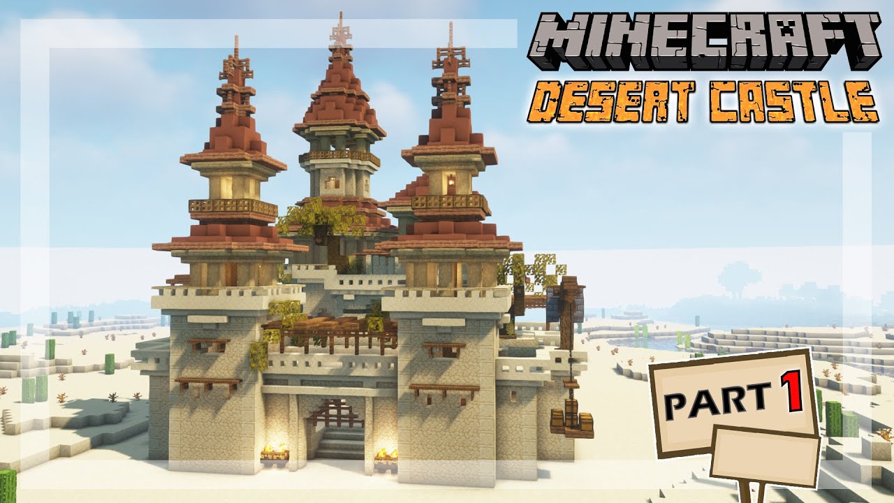 Minecraft: How to Build a Desert Castle / Palace / House + Download - [Tutorial #1]