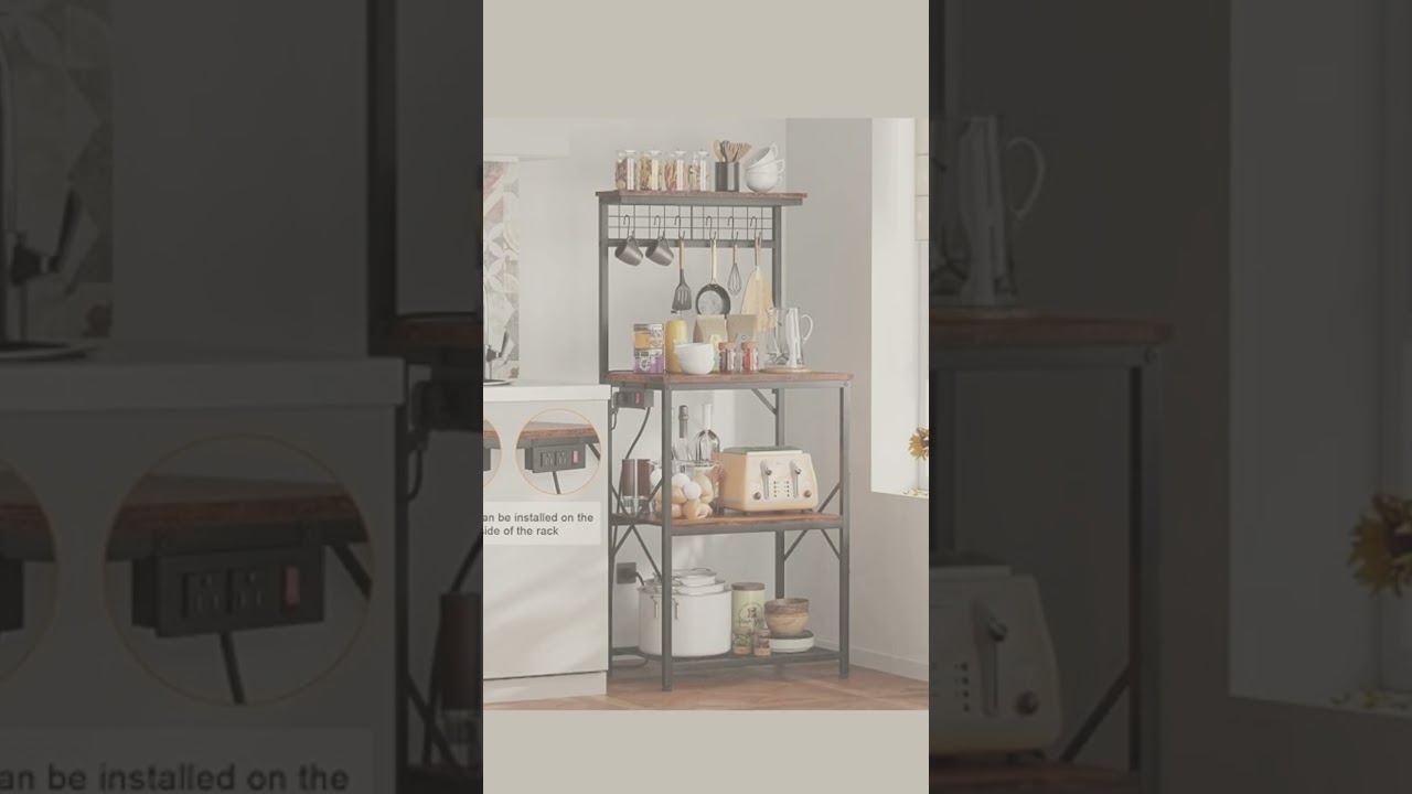 Furologee Kitchen Bakers Rack – The Ultimate Kitchen Storage Solution!