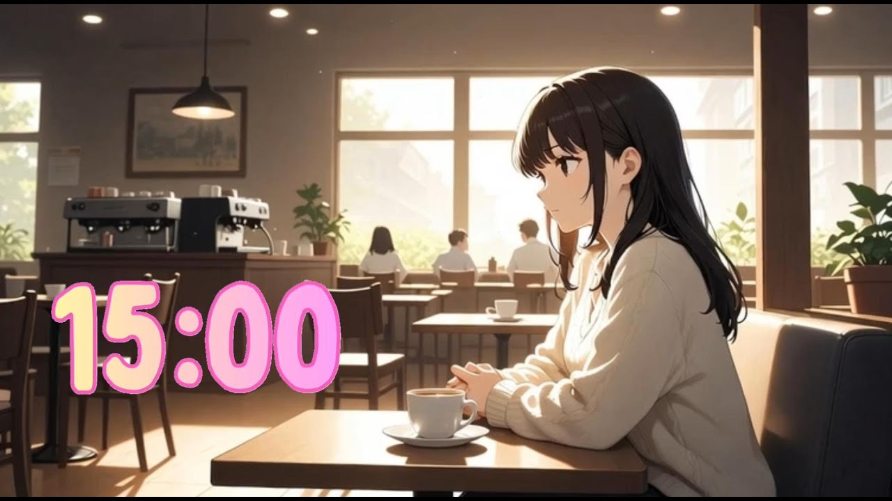 15 Minute Timer ❤️ Anime Lofi Study Vibes