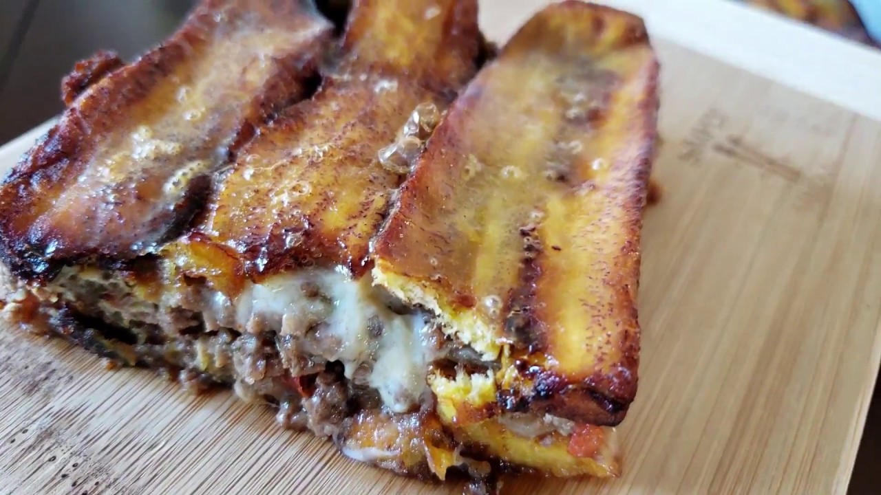 pastelon de platanos maduros