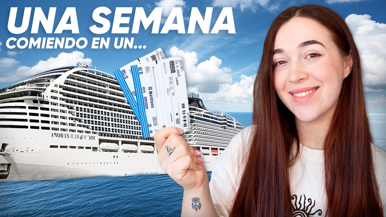 UNA SEMANA COMIENDO EN UN CRUCERO 🛳️ MSC WORLD EUROPA | Atrapatusueño