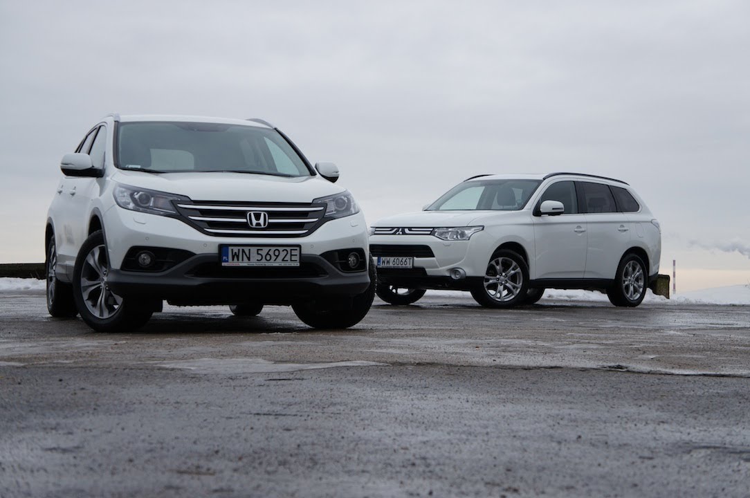 Mitsubishi Outlander vs Honda CR-V (TEST)