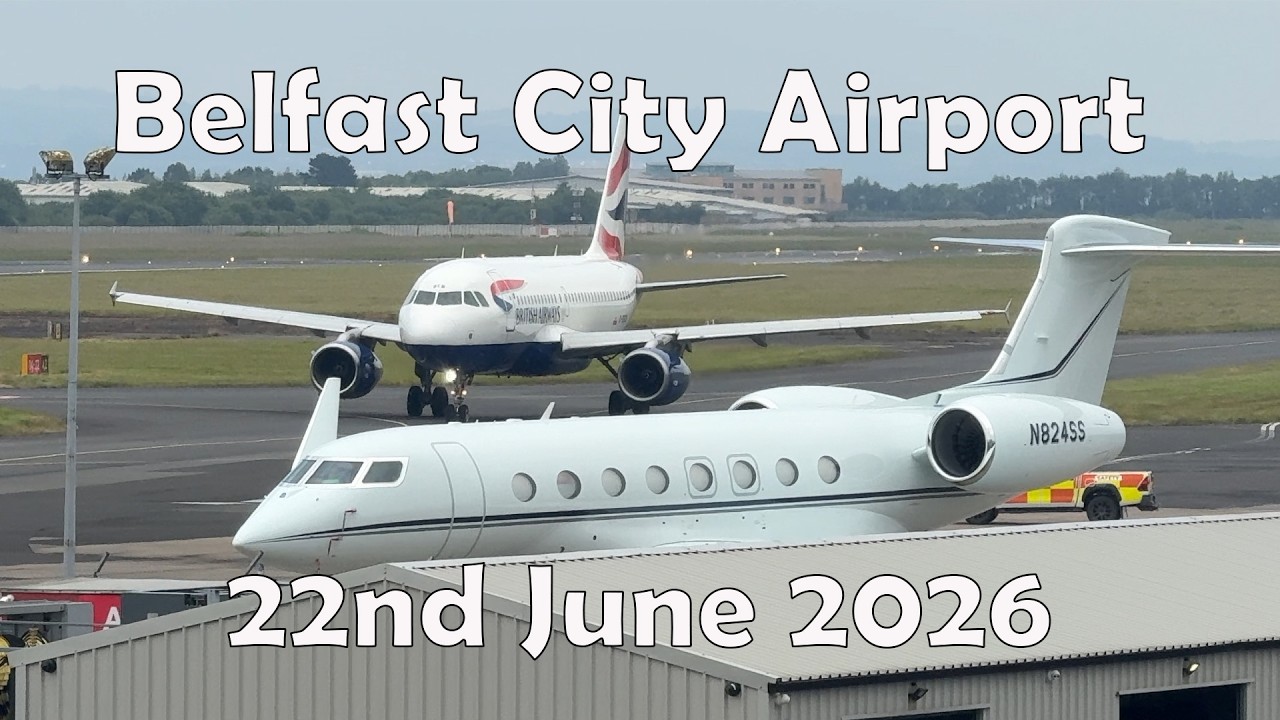 Runway 04 Action @ Belfast City Airport (BHD) : 22nd June 2026